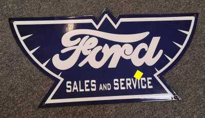 VINTAGE STYLE ENAMEL SIGN