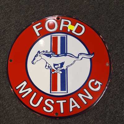 VINTAGE STYLE ENAMEL SIGN