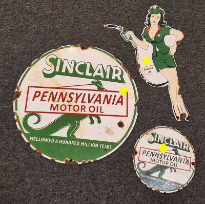 VINTAGE STYLE ENAMEL SIGNS