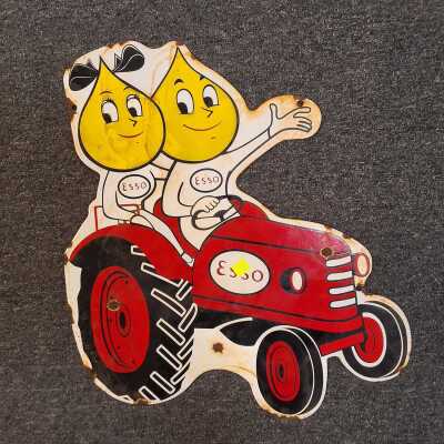 VINTAGE STYLE ENAMEL SIGN